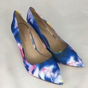 Dip Dye Floral Heels